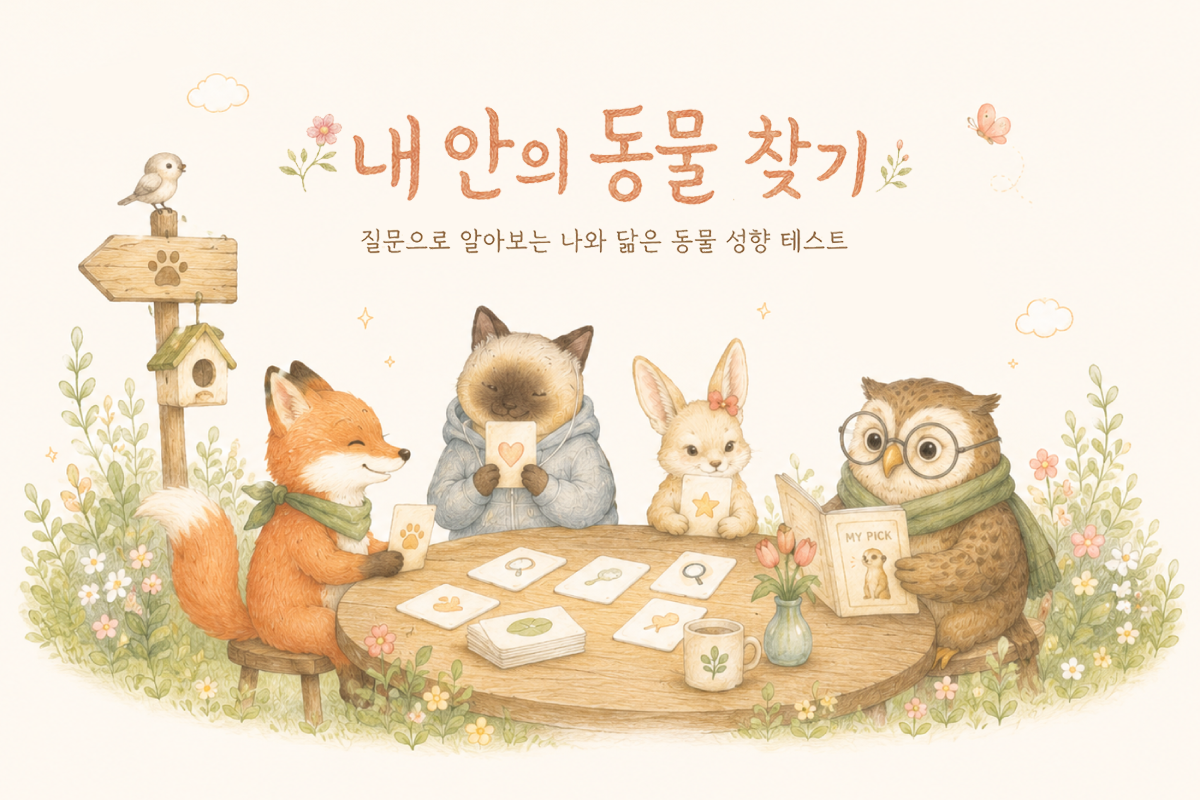 내 안의 동물 찾기 소개